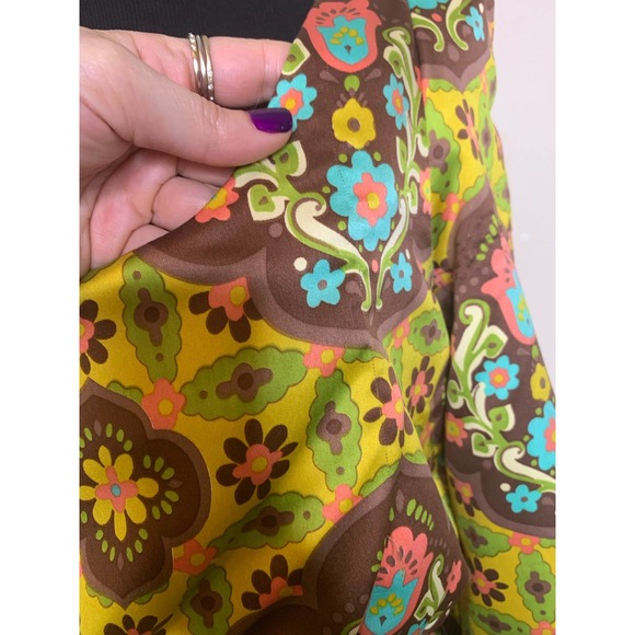 Judith March yellow floral vintage boho mini dress size small - Picture 10 of 14